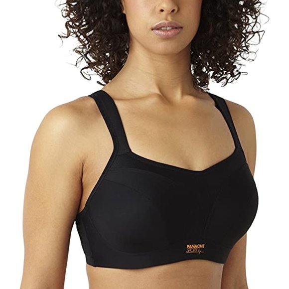Panache Women's Underwired Sports Bra 40DD Black - Picture 4 of 4